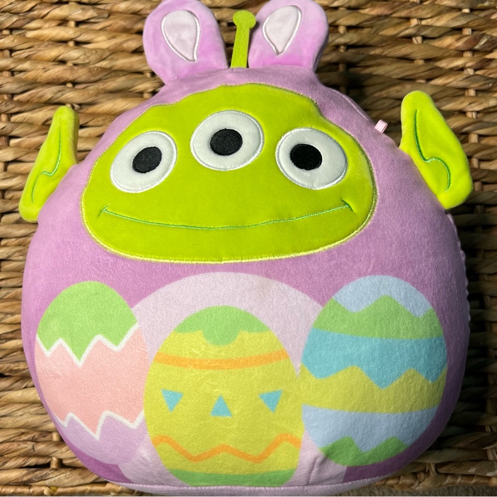 Squishmallow Disney Alien Toy Story Easter Egg Bunny Ears Plush